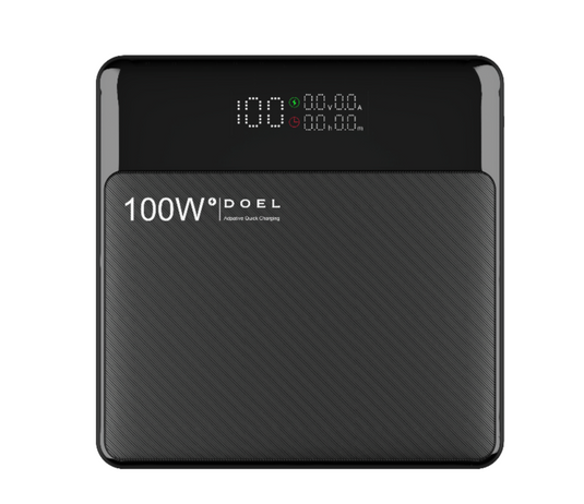 100W Laptop Power Bank, USB-C Portable 20000mAh – Carbon Series