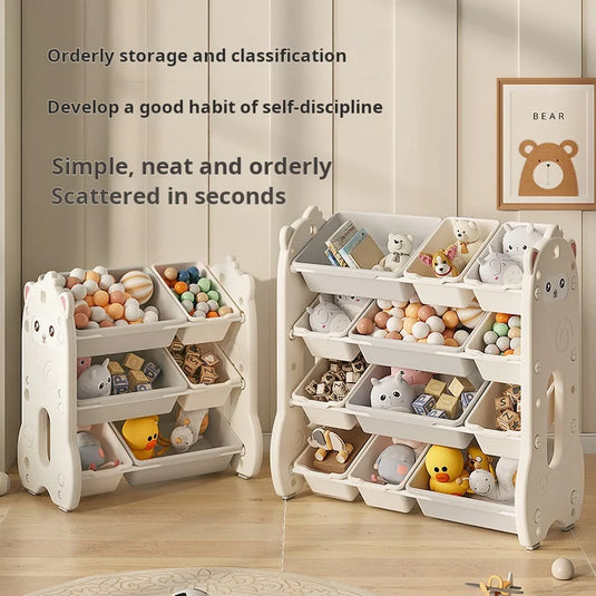 Children's Toy Storage Organizer, Large Capacity Multi-Layer Storage Rack