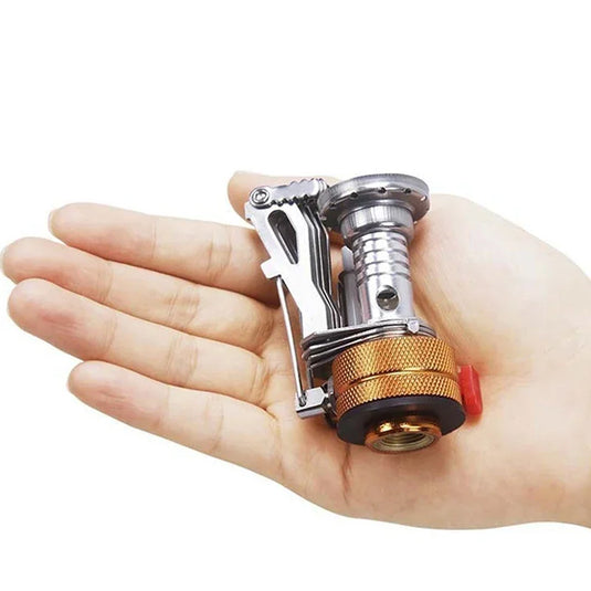 Gas Cooker Camping Accessories Portable Outdoor Camping Aluminum Alloy Ultra Light Picnic Cooking Camp Stove Survival Furnace