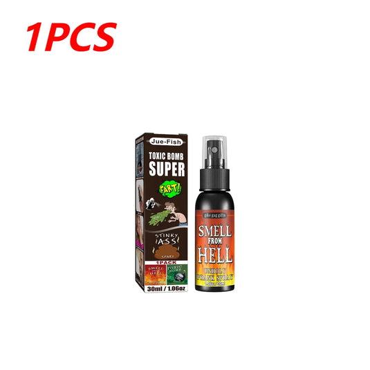 1-3PCS Fart Spray Can Stink Bomb 30ml Fart Gag Spray Prank Joke Novelty Smelly Stinky Sprayer Non-Toxic Halloween Party Supplies