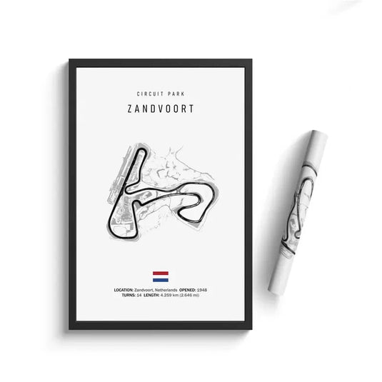 F1 Imola Circuit Canvas Wall Art, Formula 1 Motorsport Track Poster, Nordic Racing Canvas