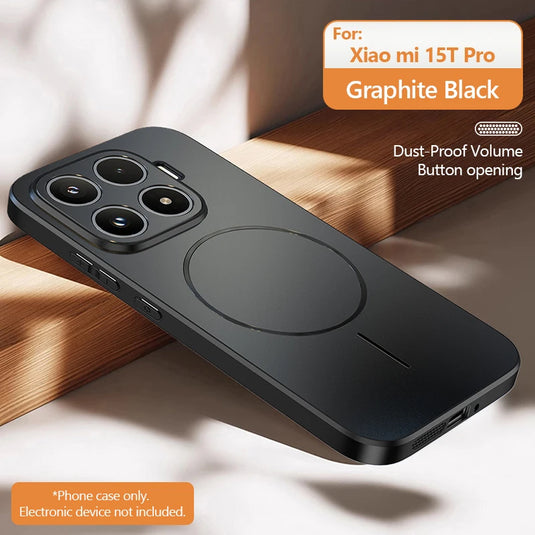 Luxury Matte For Magsafe Phone Case For Xiaomi 17 Pro Max 15 14 T POCO F7 Ultra Redmi K80 K70 K90 Pro Max Magnetic Charge Cover