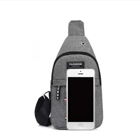 Classic Fashion Canvas Waterproof Sling Chest Crossbody Bag Sport Travel Outdoor Bag Practical Casual Daily Carry Capacity Bags