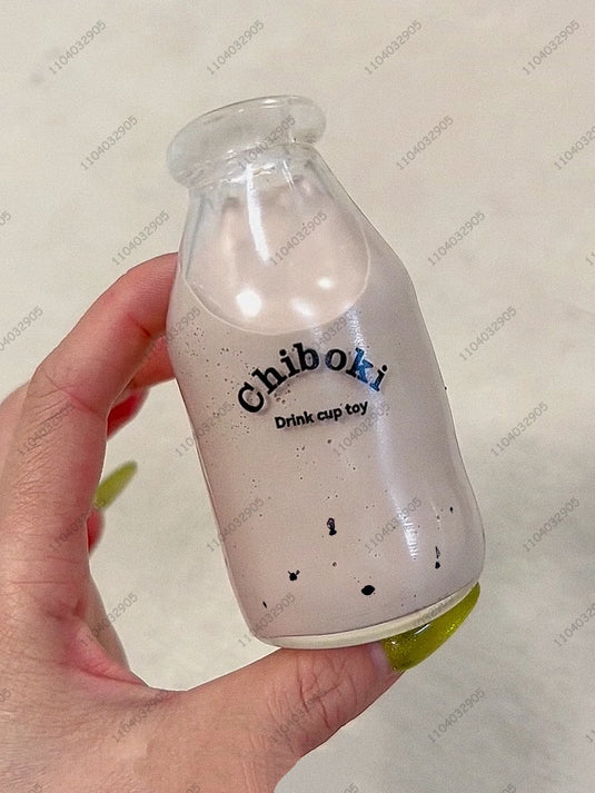 Boba Tea Stress Ball Bubble Tea Fidget Toy Water Bottle Squishy ASMR Anti Stress Funny Novelty Toy Toys For Girl antiestrés