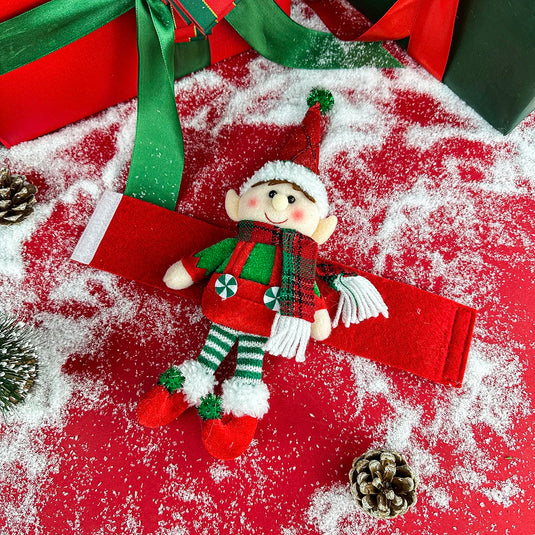 Elf fairy figurine curtain hooks, Christmas decorations, display window ornaments, hotel restaurant supplies, party props