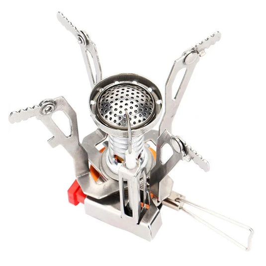 Gas Cooker Camping Accessories Portable Outdoor Camping Aluminum Alloy Ultra Light Picnic Cooking Camp Stove Survival Furnace