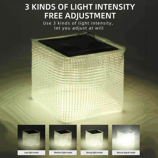 Portable Solar Camping Light, Rechargeable LED Camping Lantern, Lightweight Hanging Outdoor Light