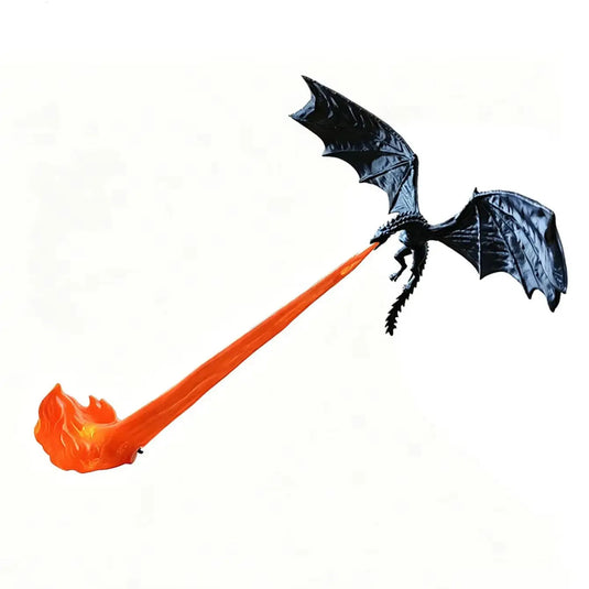 Fire Dragon Bookshelf Ornament, Flying Dragon Bookshelf Decoration Valentine's Gift, Halloween Indoor Desktop Statue Ornament