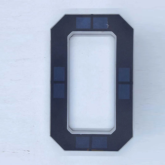 LED Solar House Number Light Waterproof Address Sign Modern Light Sensor Door Plate for Outdoor Home Yard Wall Decoration Use