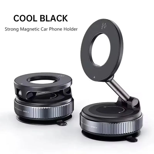 Round Folding Magnetic Car Holder 360 Degree Rotatable Mobile Phone Bracket Mount Strong Magnet Support For iPhone Samsung Stand