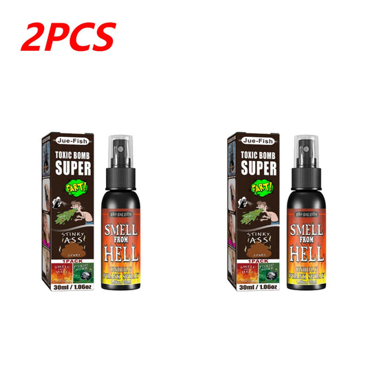 1-3PCS Fart Spray Can Stink Bomb 30ml Fart Gag Spray Prank Joke Novelty Smelly Stinky Sprayer Non-Toxic Halloween Party Supplies