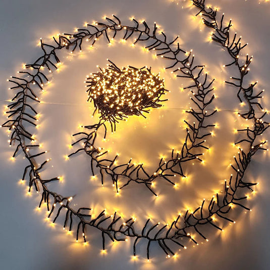 10M/20M/30M Christmas Garland String Lights Outdoor 8 Modes Waterproof Fairy Lights for Garden Party Wedding New Year Decor