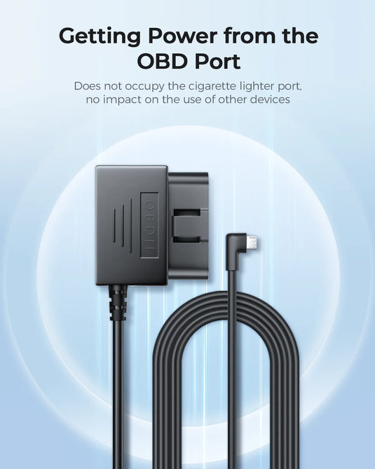 OBD Hardwire Kit for Dash Cam | Type-C Parking Mode Power Cable