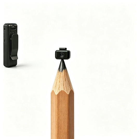Mini 4K HD Body Camera – Wearable Clip-On Video Recorder with 360° Rotating Lens, Night Vision