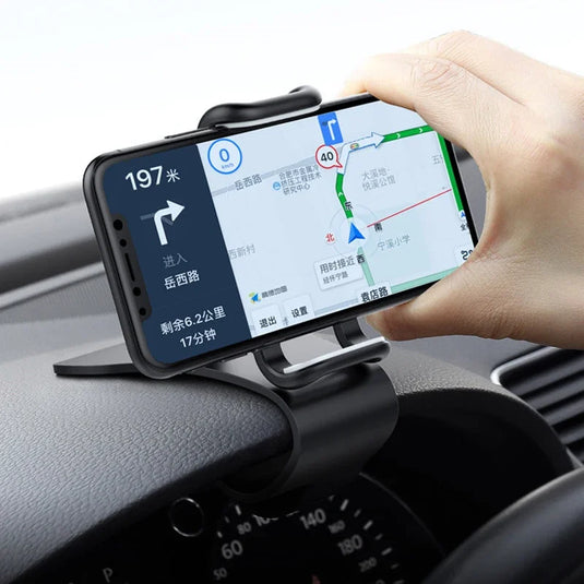 360° Rotatable Car Phone Holder – Universal Dashboard Grip Mount & Mobile Bracket