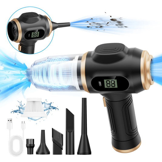 ABS Wireless Car Vacuum Cleaner | High Power Cordless Vacuum