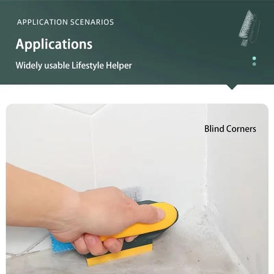 Cleaning Brush Crevice Brush Deep Cleaning Scraper Ground Seam Floor Bathroom Corner Seam Toilet Tile Household Cleaning Tools