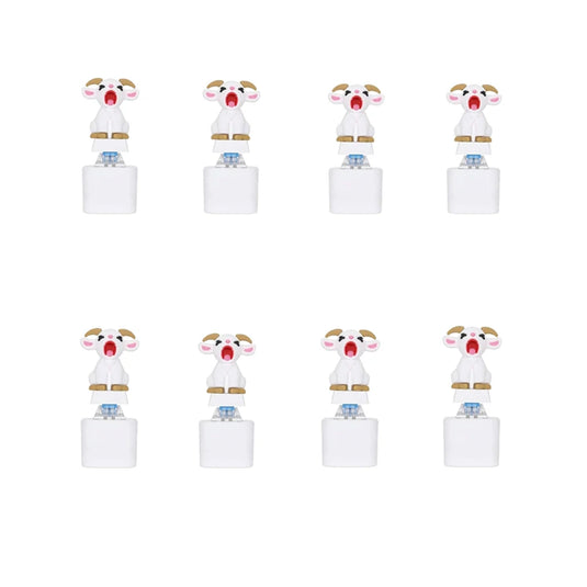 Screaming Goat & Seagull Mine Sound Button Keychain,Light Up Mechanical Switch Fidget Clicker,Noise Maker Novelty Gift for Party