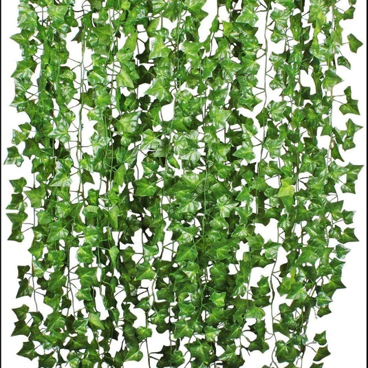 12 Pack Fake Ivy Garland 84FT Artificial Ivy Leaves Hanging Vine, Greenery Wall Decor