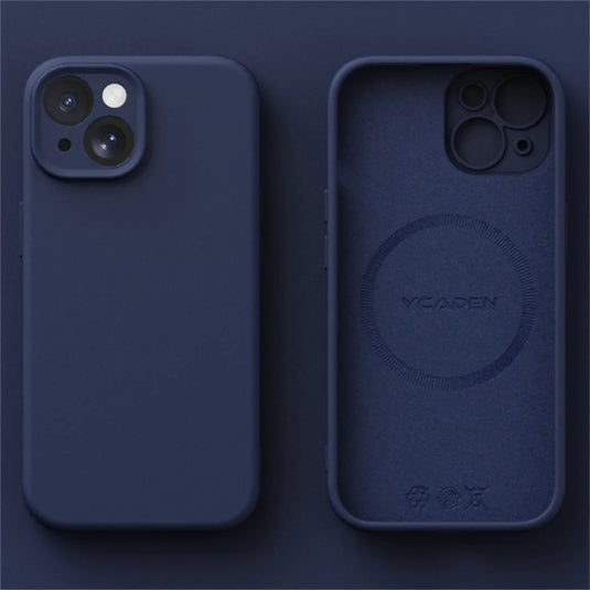Liquid Silicone Wireless Charge Cover For iPhone 16 15 14 12 11 13 Pro Max 16 Plus Case Original Magnetic Magsafe Phone Case