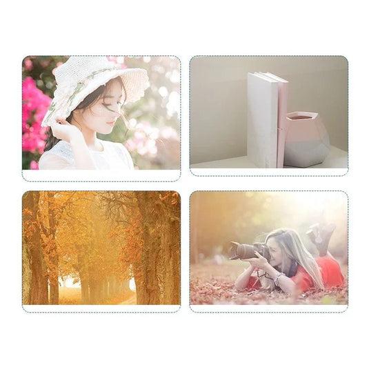 Lightdow White Soft Lens Filter 1/4 1/8 Fit 52 55 58 62 67 72 77 82mm Soft Filter White Mist Soft Focus Dreamy Cinematic Effect