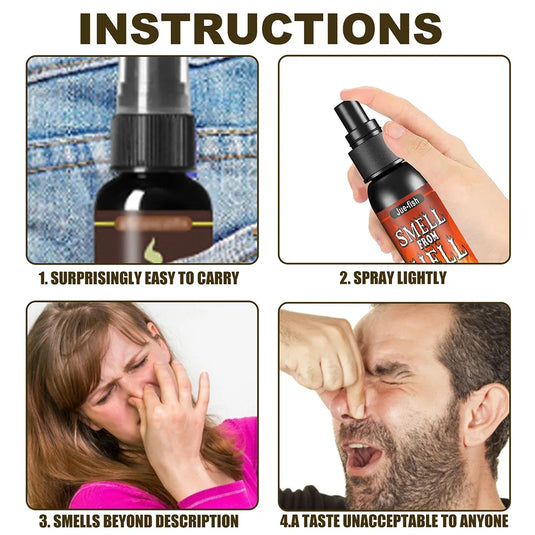 1-3PCS Fart Spray Can Stink Bomb 30ml Fart Gag Spray Prank Joke Novelty Smelly Stinky Sprayer Non-Toxic Halloween Party Supplies