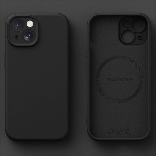 Liquid Silicone Wireless Charge Cover For iPhone 16 15 14 12 11 13 Pro Max 16 Plus Case Original Magnetic Magsafe Phone Case