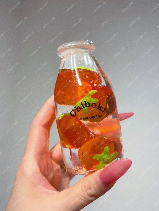 Boba Tea Stress Ball Bubble Tea Fidget Toy Water Bottle Squishy ASMR Anti Stress Funny Novelty Toy Toys For Girl antiestrés