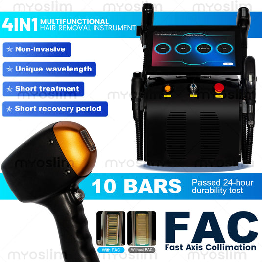 Best-seller Picosecond 4 In 1 Diode Pico 808 Carbon Peeling RF Ipl Nd Yag Opt Hair Removal Tattoo Removal Machine