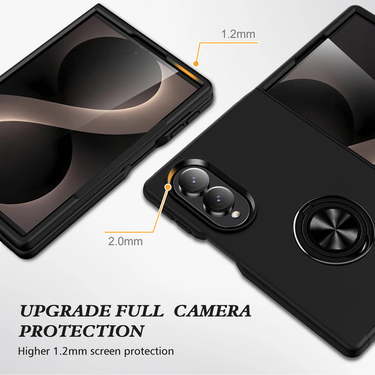 Folding Phone Cover Kickstand Ring Hard Case for Samsung Galaxy Z Fold 8 Ultra 7 Fold8 Fold7 Cell Phone Accessories
