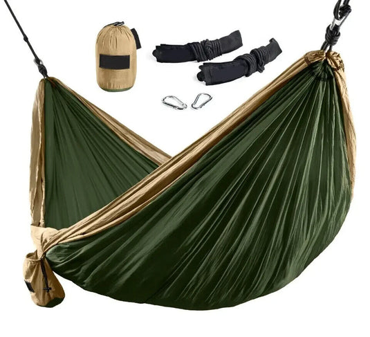 Outdoor Parachute Camping Hammock, Single, Lightweight