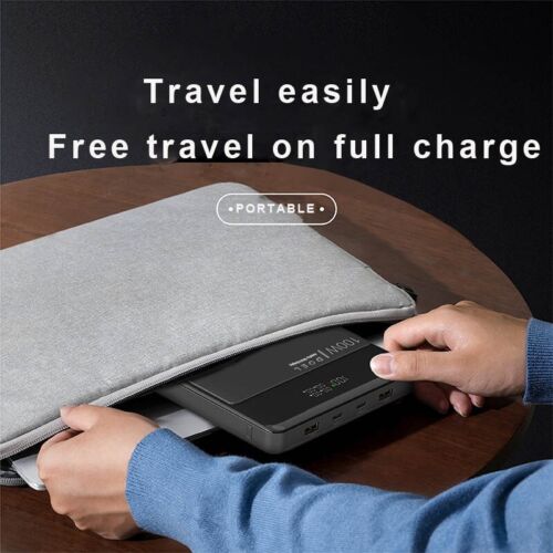 100W Laptop Power Bank, USB-C Portable 20000mAh – Carbon Series