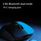 DOEL Ergonomic Gaming Bluetooth 2.4G USB Wireless Multiconnects Mouse with RGB On/Off