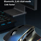 DOEL Ergonomic Gaming Bluetooth 2.4G USB Wireless Multiconnects Mouse with RGB On/Off