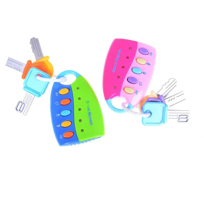 Baby Toy Musical Car Key Vocal Smart Remote Car Voices Pretend Play Educational Toys For Children Baby Music Toys