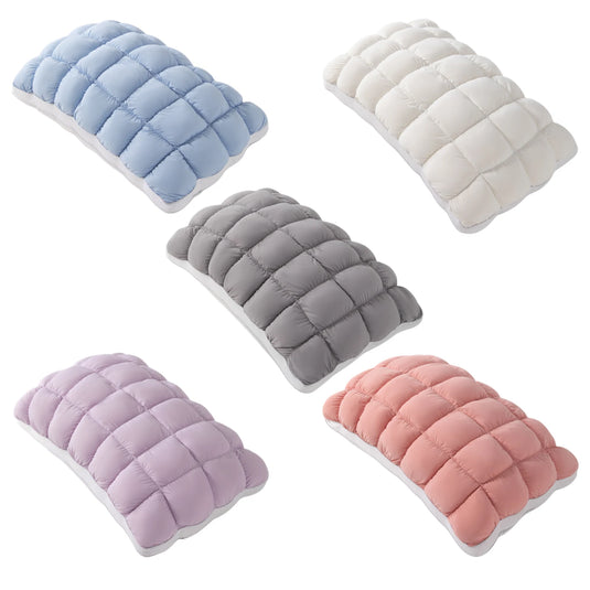 Soft Puff Cooling Bread Pillow High Resilience Polyester Fiber Neck Support Side Sleeper