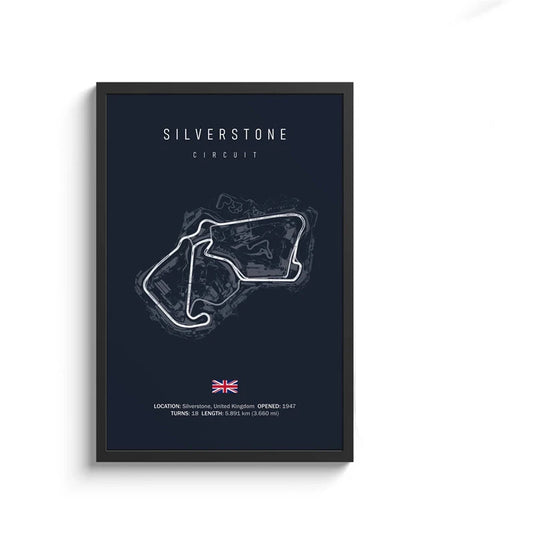 F1 Imola Circuit Canvas Wall Art, Formula 1 Motorsport Track Poster, Nordic Racing Canvas