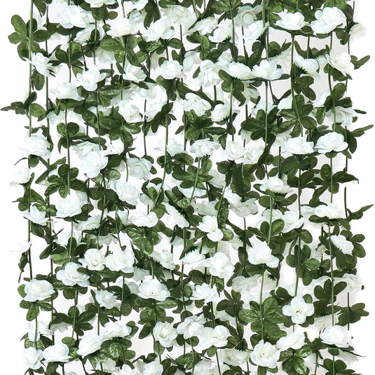1PC 250cm Artificial Flowers Plants Roses Christmas Garland Wedding Home Room outdoor wall Decorations Garden Colorful Products