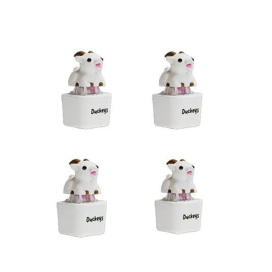Screaming Goat & Seagull Mine Sound Button Keychain,Light Up Mechanical Switch Fidget Clicker,Noise Maker Novelty Gift for Party