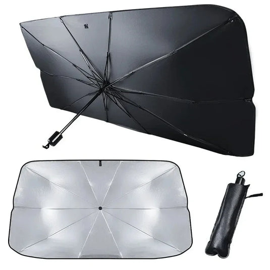 Retractable Car Sunshade | Front Windshield Heat Insulation