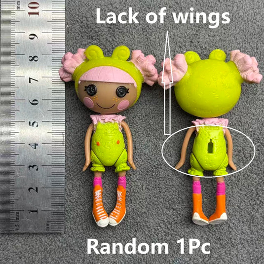 Original 8-10cm Can Choose Lalaloopsy Little Sister and Pet Dolls PVC Holiday Gift Collection Pvc Toys