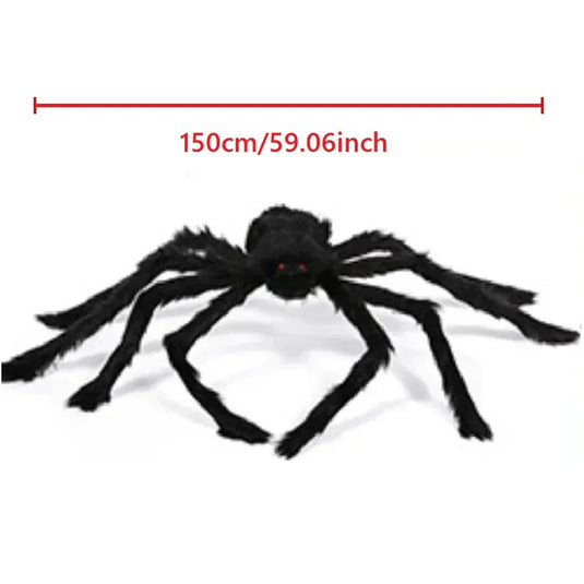 Giant Halloween Spider Decoration – Indoor & Outdoor Yard, Porch & Haunted House Decor