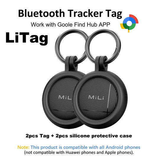 Smart Bluetooth Tracker Tags for Google Find Hub | Android Item Locator for Keys