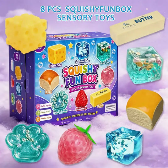 100Pcs Surprise Blind Box Squishy Toys – Slow Rise Stress Relief Party Favor Gift Set