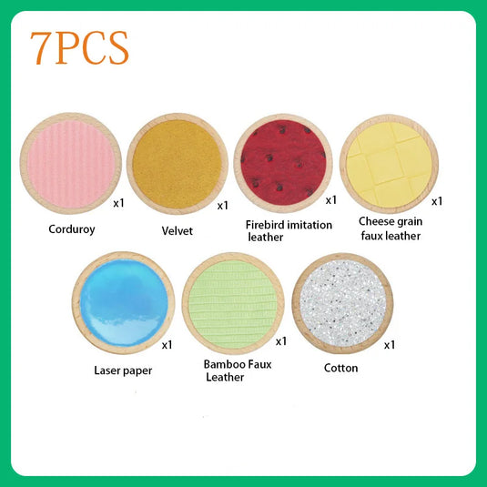 Montessori Tactile Board Matching Game – Sensory Color Memory Toy