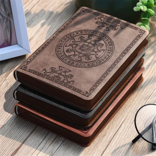 1PC New Portable Vintage Pattern Leather Notebook Diary Notepad Stationery Gift