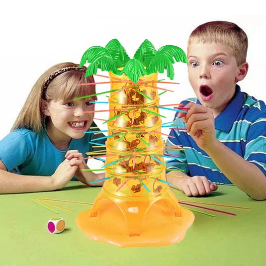 Multiplayer Tabletop Games Rolling Climbing Monkeys Interesting Intelligence Toys Parent-Child Interactive Board Game for Kids