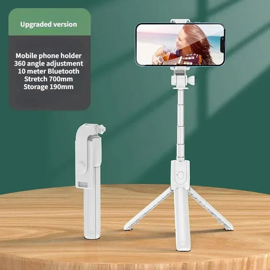 New Phone Holder Handheld 360 Degree Flexible Sports Camera Monopod Stand Mobile Mini Selfie Stick Tripod With Wireless Remote