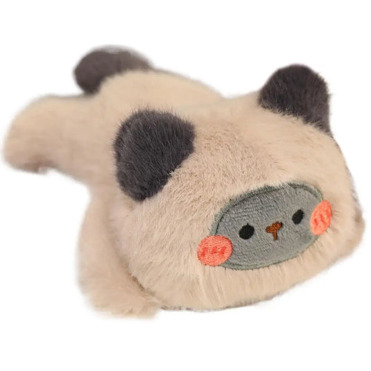 Magnetic Car Plush Toy Cute Cat Bear Stuffed Doll Roof Trunk External Decoration Magnet Car Ornament Styling Accessory