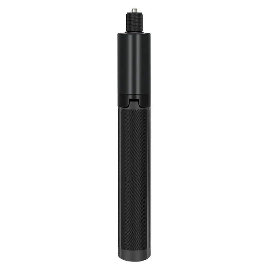 PULUZ Retractable Invisible Selfie Stick Tripod 1/4 Screw Sports Camera Metal Selfie Rod for DJI Osmo 360 / Insta360 X5 X4 X3